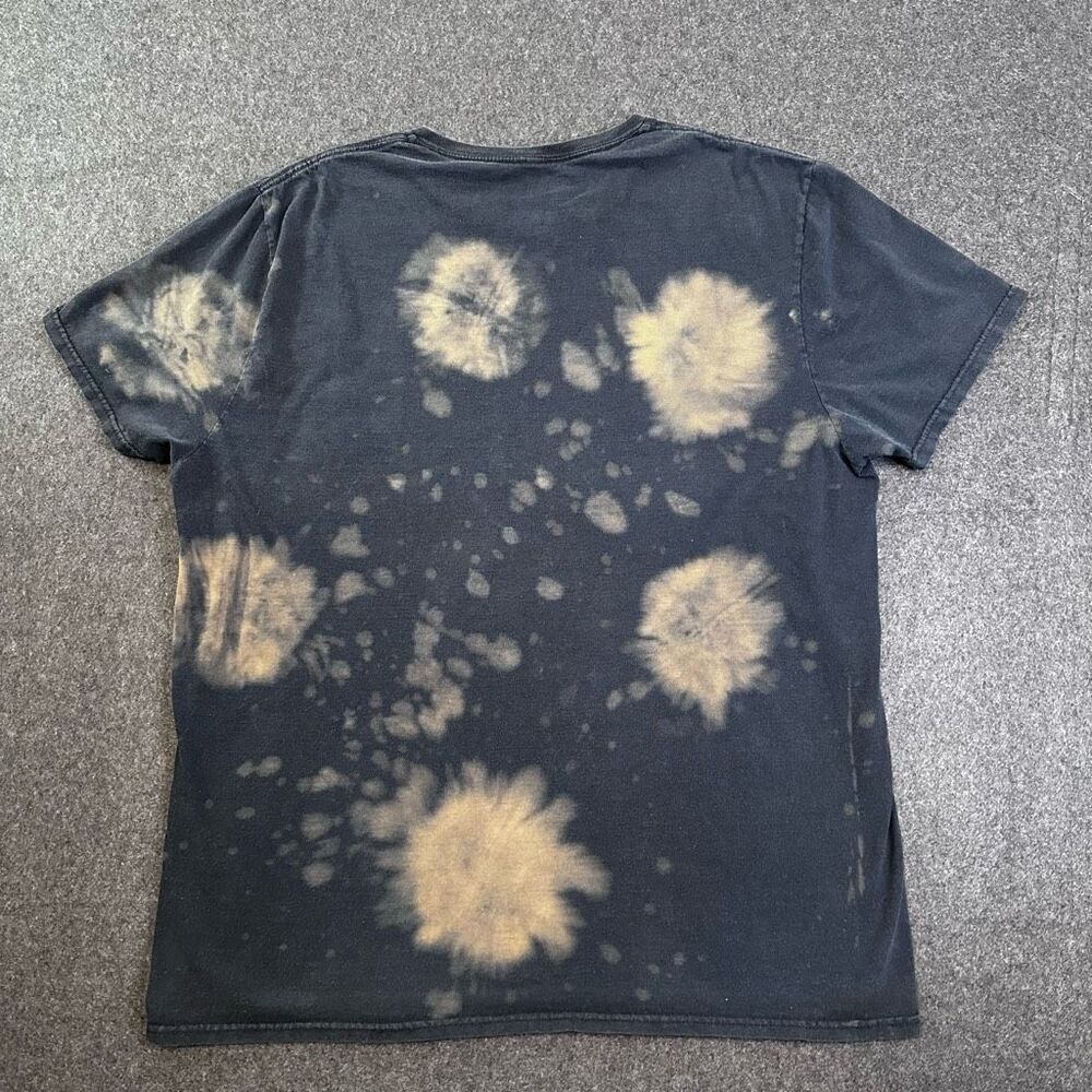 Pink Floyd The‎ Darkside Of The Moon Tie Dye T-Shirt Mens L Black Rick Band Tee - Picture 4 of 7